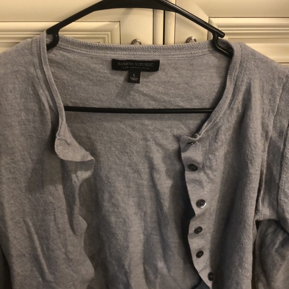 爆売り!】 美品 BANANA REPUBLIC USA IMPORT LAMBSWOOL カーディガン